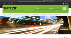 Desktop Screenshot of mattest.com